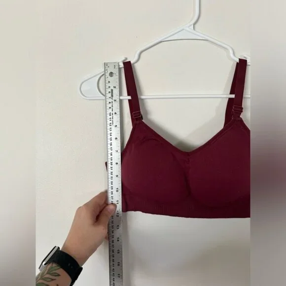Knix Good to Go Seamless Bra Cranberry Medium - Picture 7 of 11